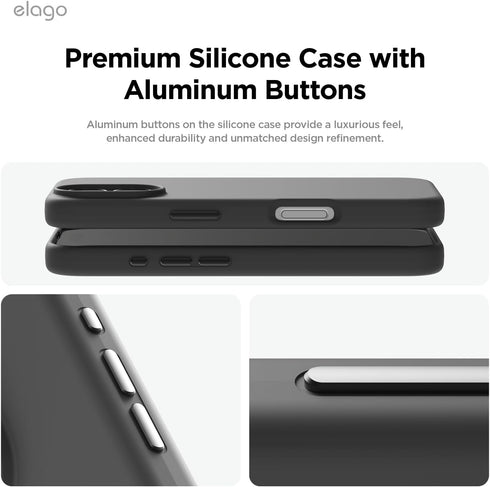 elago iPhone 16 Case Magnetic Liquid Silicone (MagSafe)